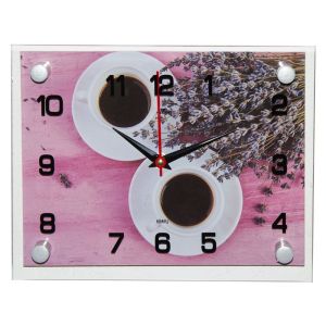 Часы настенные 21ВЕК «Кофе для двоих» 2026-016