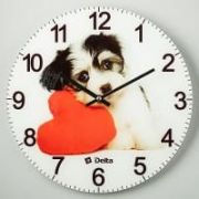 Часы настенные DT6-0008 «Собачка» 30см